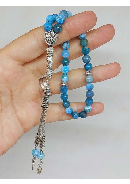 Apatit Taşı 33LÜK Tesbih 6mm (3208) indirimleri