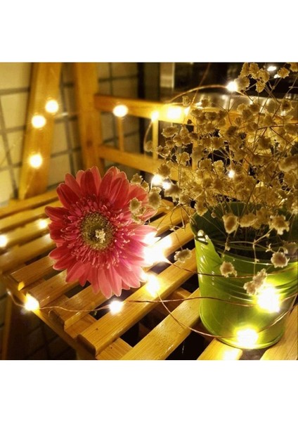 3 Metre Yılbaşı Ağacı Işığı Yeni Yıl Günışığı Peri LED Işık Sarı Dekoratif Pilli Ledli 3 Fonksiyonl modelleri