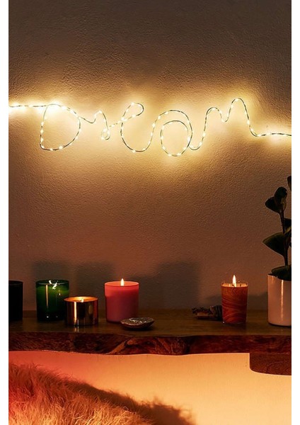 3 Metre Yılbaşı Ağacı Işığı Yeni Yıl Günışığı Peri LED Işık Sarı Dekoratif Pilli Ledli 3 Fonksiyonl fırsatları