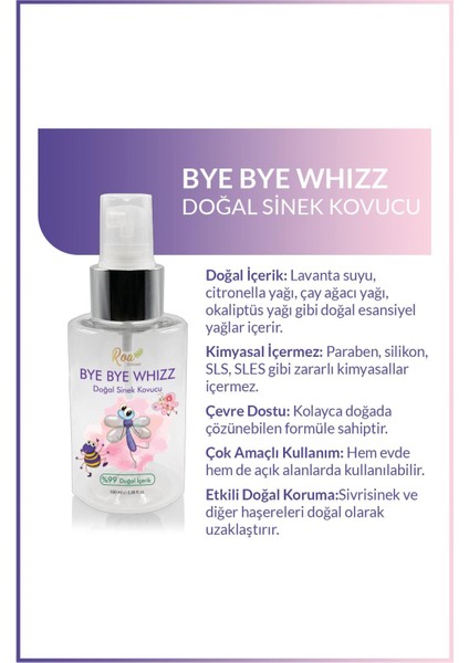 Whizz Doğal Sinek Kovucu 100 ml fiyatları