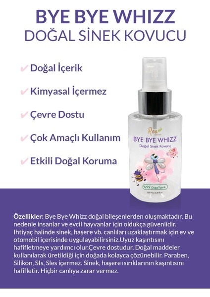 Whizz Doğal Sinek Kovucu 100 ml modelleri