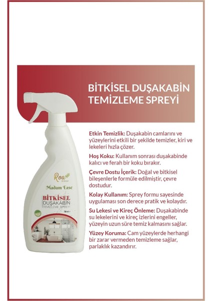 Roa Bitkisel Konsantre Banyo Ve Armatür Spreyi 750ml