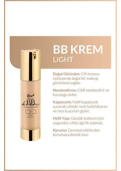 Bb Krem 30 ml Light fiyatları