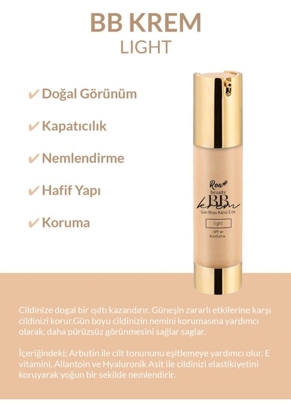 Bb Krem 30 ml Light modelleri