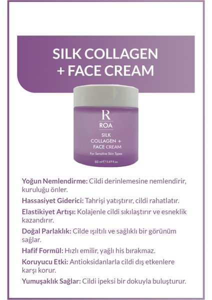 Silk Collagen Hassas Ciltler Için Yüz Maskesi 100 ml modelleri