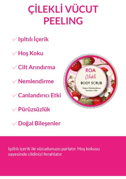Çilek Vücut Peeling 250 ml fiyatları