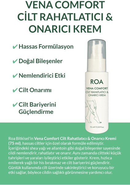 Vena Comfort Cilt Rahatlatıcı & Onarıcı Krem 75 ml modelleri