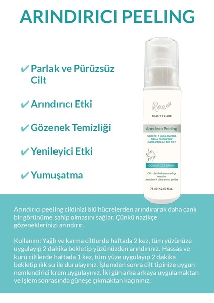 Arındırıcı Plus 75 ml modelleri