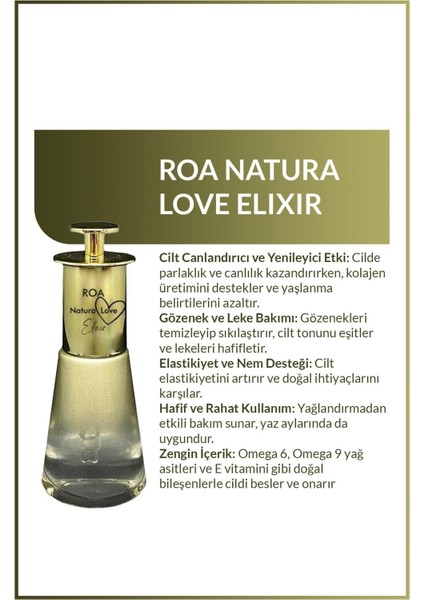 Natura Love Elixir 30 ml fiyatları
