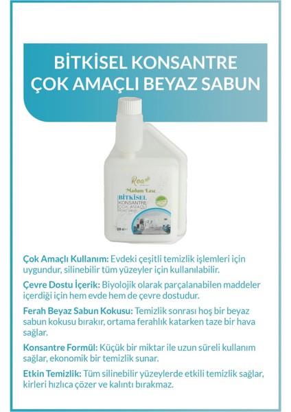 Konsantre Çok Amaçlı Beyaz Sabun 500ml fiyatları
