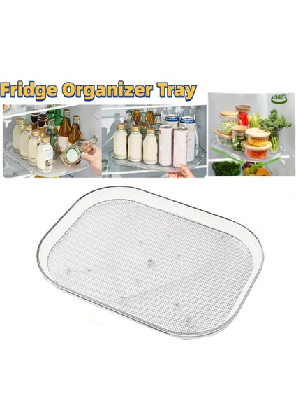 Хранение Продукции,buzdolabı Için Pikap Organizatör 360 Dönebilen Dikdörtgen Depolama Rafı Mutfak Dolabı Masa Için Temizle Pikap Rafı (Yurt Dışından) indirimleri