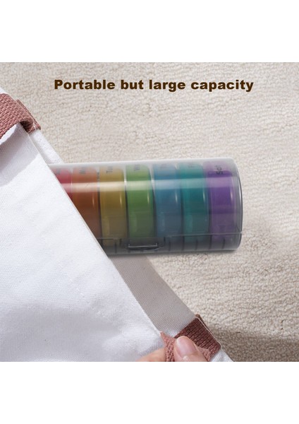 Хранение Продукции,günlük Ilaç Organizatörü (Günde Iki Kez) - Haftalık Am/pm Hap Kutusu, Yuvarlak Ilaç Organizatörü, 7 Günlük Hap Kabı (Gri Kutu) (Yurt Dışından) fırsatları