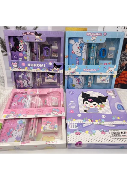 Cinnamoroll 7 Parça Kırtasiye Seti, Okul Seti-Mavi indirimleri