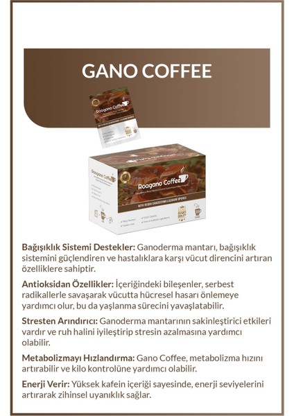 Gano Coffee 30 Saşe fiyatları