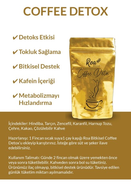 Coffee Detox 100 gr modelleri