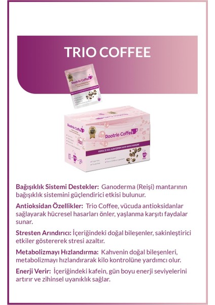 Trio Coffee 30 Saşe fiyatları