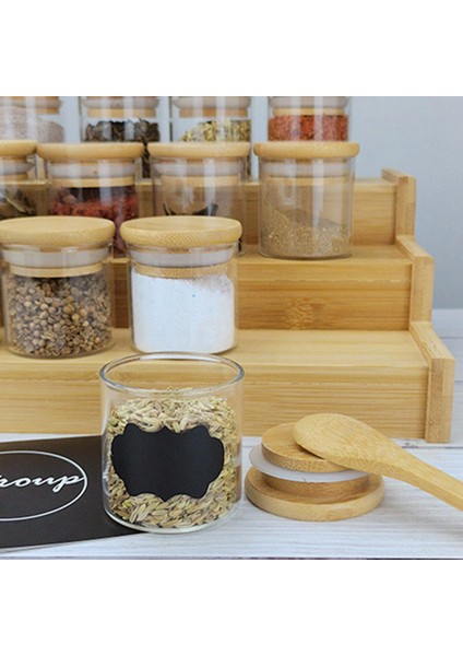 3 Katmanlı Genişletilemez Bambu Baharat Rafı Adım Raf Dolabı Organizatör,организаторы Hmoe (Yurt Dışından) indirimleri