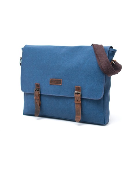 Kanvas-Deri Indigo 15.6 Inch Postacı Laptop Çantası - DESIGN03 fiyatları