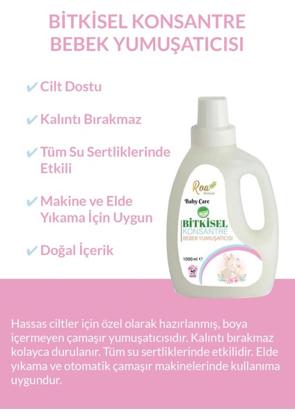 Konsantre Bebek Yumuşatıcısı 1000 ml modelleri