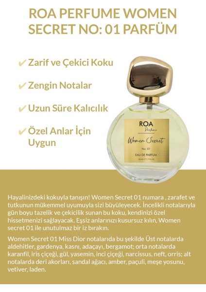 Perfume Women Secret No:01 Parfüm