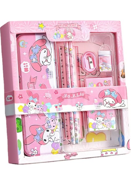 My Melody 7 Parça Kırtasiye Seti, Okul Seti- Pembe
