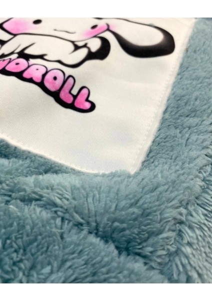 Düğmeli Dik Yaka Peluş Polar Baskılı Kız Çocuk Mont (Yeşil) indirimleri
