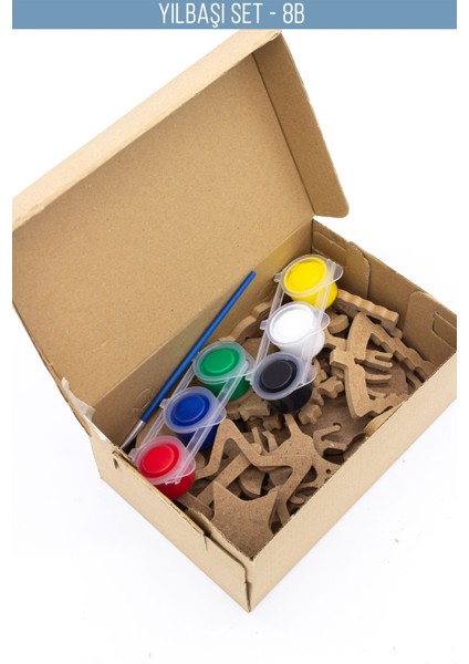 Yılbaşı Süsü Yılbaşı Boyama Seti 30 Adet Boyama Objesi.yılbaşı Dekoru. Yılbaşı Ağacı Süsleri. indirimleri