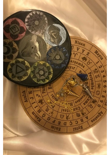 Pandül Sarkaç Tahtası Türkçe Ahşap Doğal Taş Pandül Pirinç Pandül Doğal Taş Pandül ve Arındırma Temizleme Doğal Opsidyen Taşı Pirinç Pandül Melek Taşı 7 Çakra fırsatları