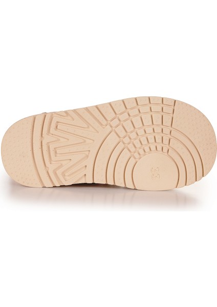 Buck Cilt Bağcıklı Kız Çocuk Bot Ayakkabı Pudra indirimleri