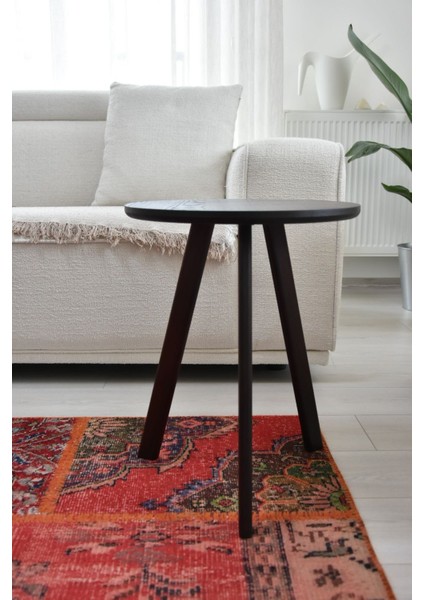 Masif Yan Sehpa (Ø:38CM H:47CM)