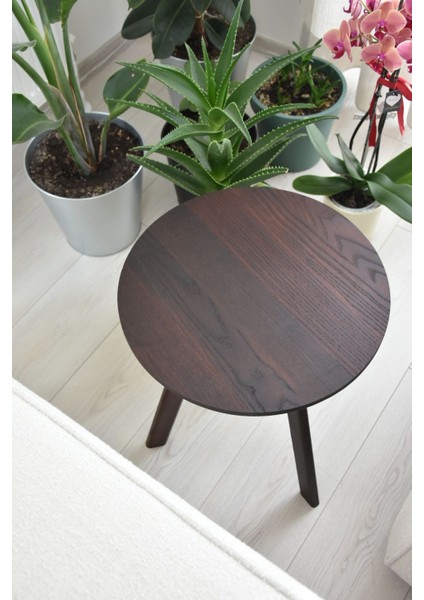 Masif Yan Sehpa (Ø:38CM H:47CM)