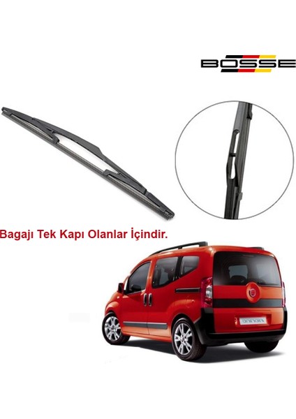 Arka Silecek Fiorino Nemo Arka Silecek Bipper 2008 2024 Arka Silecek Tek Kapılı Bagaj Için 38CM