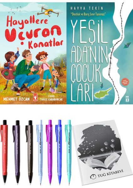 Yeşil Adanın Çocukları ve Hayallere Uçuran Kanatlar 2'li Set - Kalem