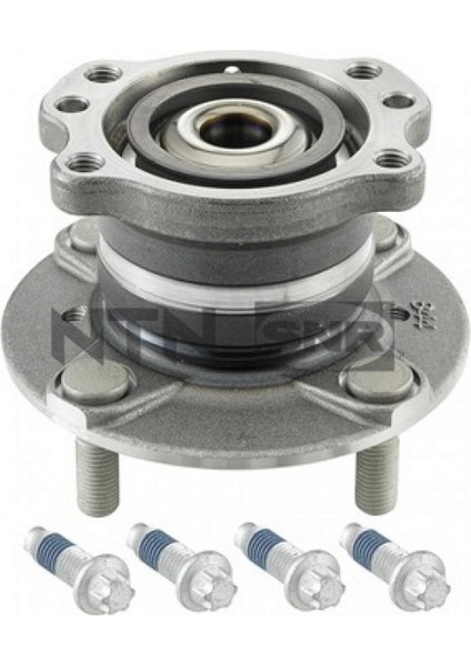 Arka Teker Poryasi Komple Transit Courier 14 B Max 12 Rulmanli Kit 12