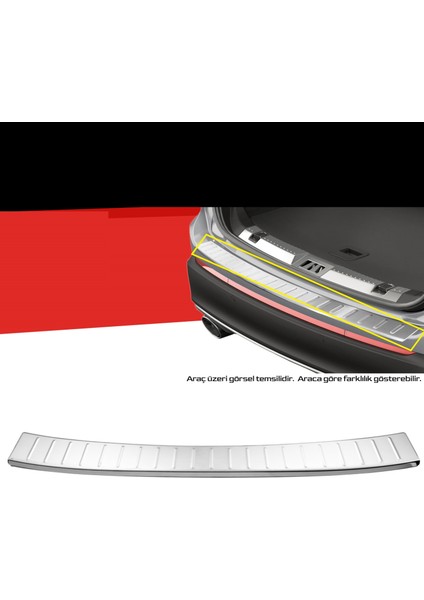 Vw Passat B6 Sedan Krom Arka Tampon Eşiği 2005-2012 fiyatları
