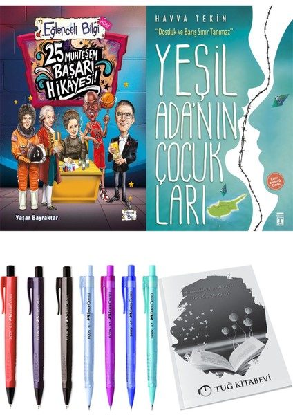 Yeşil Adanın Çocukları ve 25 Muhteşem Başarı Hikayesi 2'li Set - Kalem