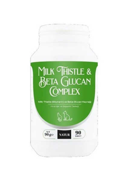 Milk Thistle & Beta - Glucan Complex Destekleyici 90 Tablet