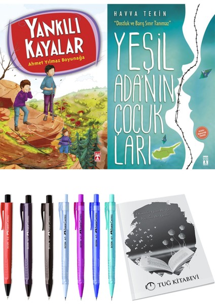 Yeşil Adanın Çocukları ve Yankılı Kayalar 2'li Set - Kalem