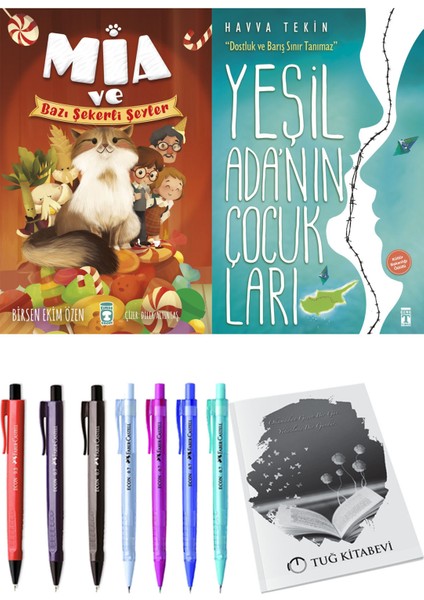 Yeşil Adanın Çocukları ve Mia ve Bazı Şekerli Şeyler 2'li Set - Kalem
