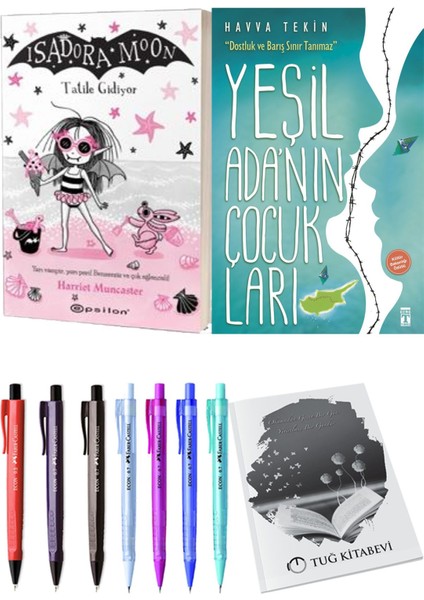 Yeşil Adanın Çocukları ve Isadora Moon 11 Tatile Gidiyor 2'li Set - Kalem