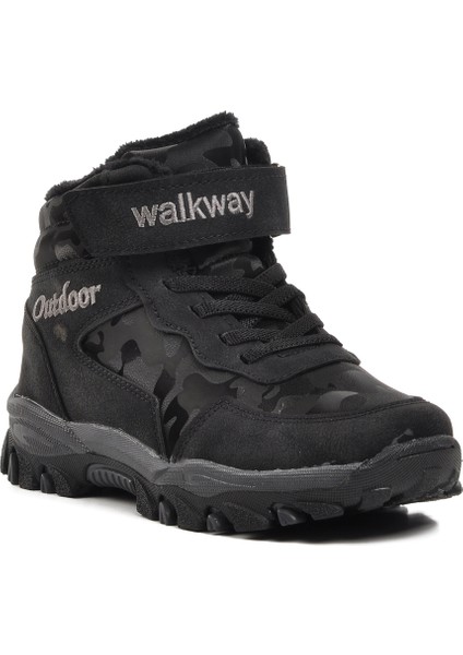 Cırt Cırtlı Siyah Çocuk Outdoor Bot