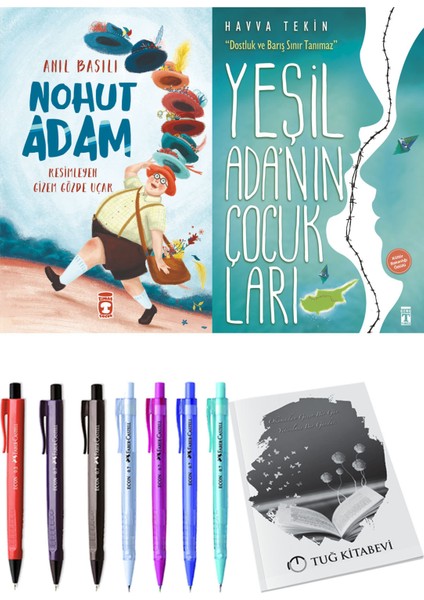 Yeşil Adanın Çocukları ve Nohut Adam 2'li Set - Kalem