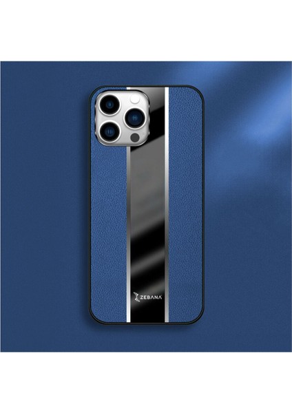 Apple iPhone 14 Pro Max Uyumlu Kılıf Premium Deri Kılıf Mavi fiyatları