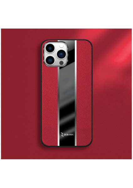 Apple iPhone 14 Pro Max Uyumlu Kılıf Premium Deri Kılıf Kırmızı fırsatları