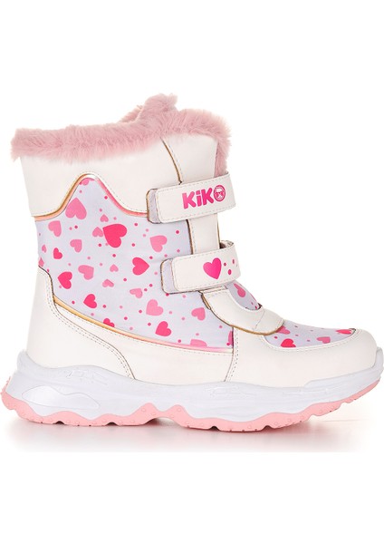 Kartanesi Cırtlı Kız Çocuk Kar Bot Soğuk Suya Dayanıklı Beyaz modelleri