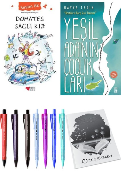 Yeşil Adanın Çocukları ve Domates Saçlı Kız 2'li Set - Kalem