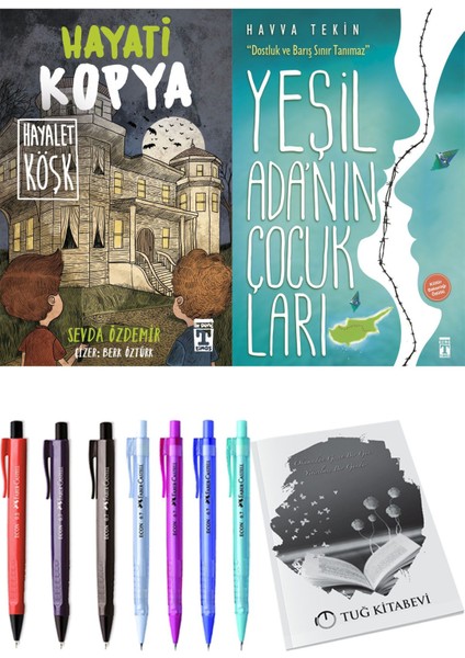 Yeşil Adanın Çocukları ve Hayati Kopya Hayalet Köşk 2'li Set - Kalem