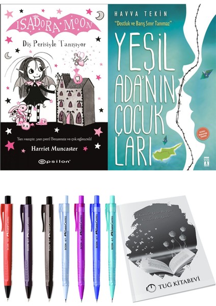 Yeşil Adanın Çocukları ve Isadora Moon 13 Diş Perisiyle Tanışıyor 2'li Set - Kalem