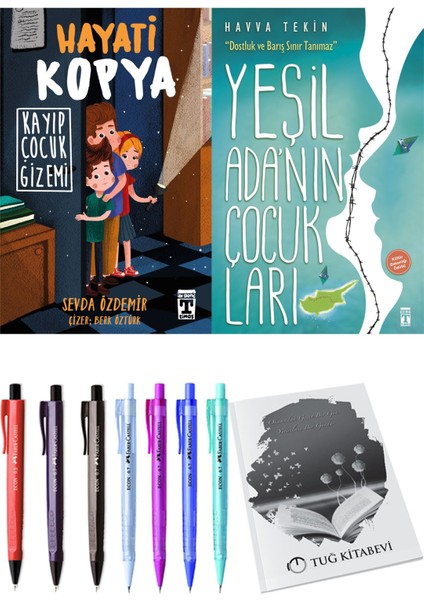 Yeşil Adanın Çocukları ve Hayati Kopya Kayıp Çocuk Gizemi 2'li Set - Kalem