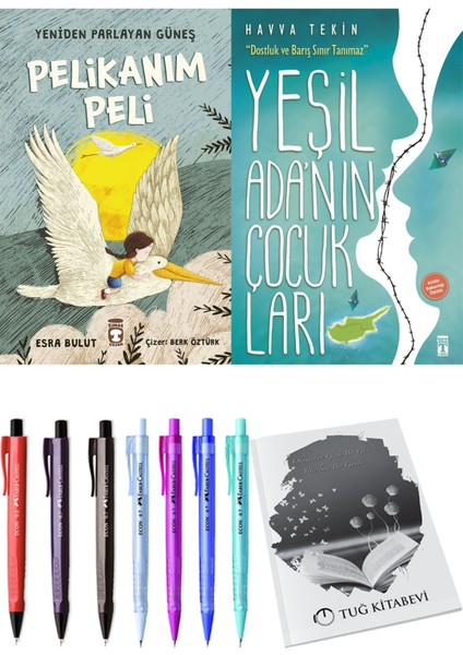 Yeşil Adanın Çocukları ve Yeniden Parlayan Güneş Pelikanım Peli 2'li Set - Kalem